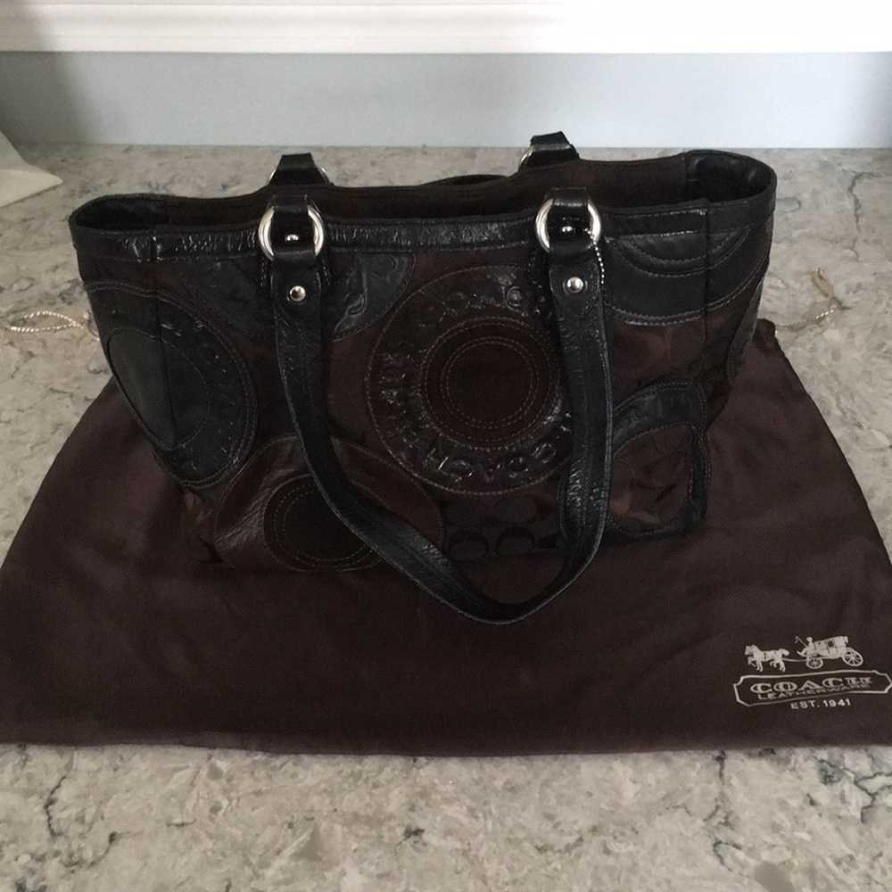 Authentic Coach patchwork bag - Picture 2 of 8